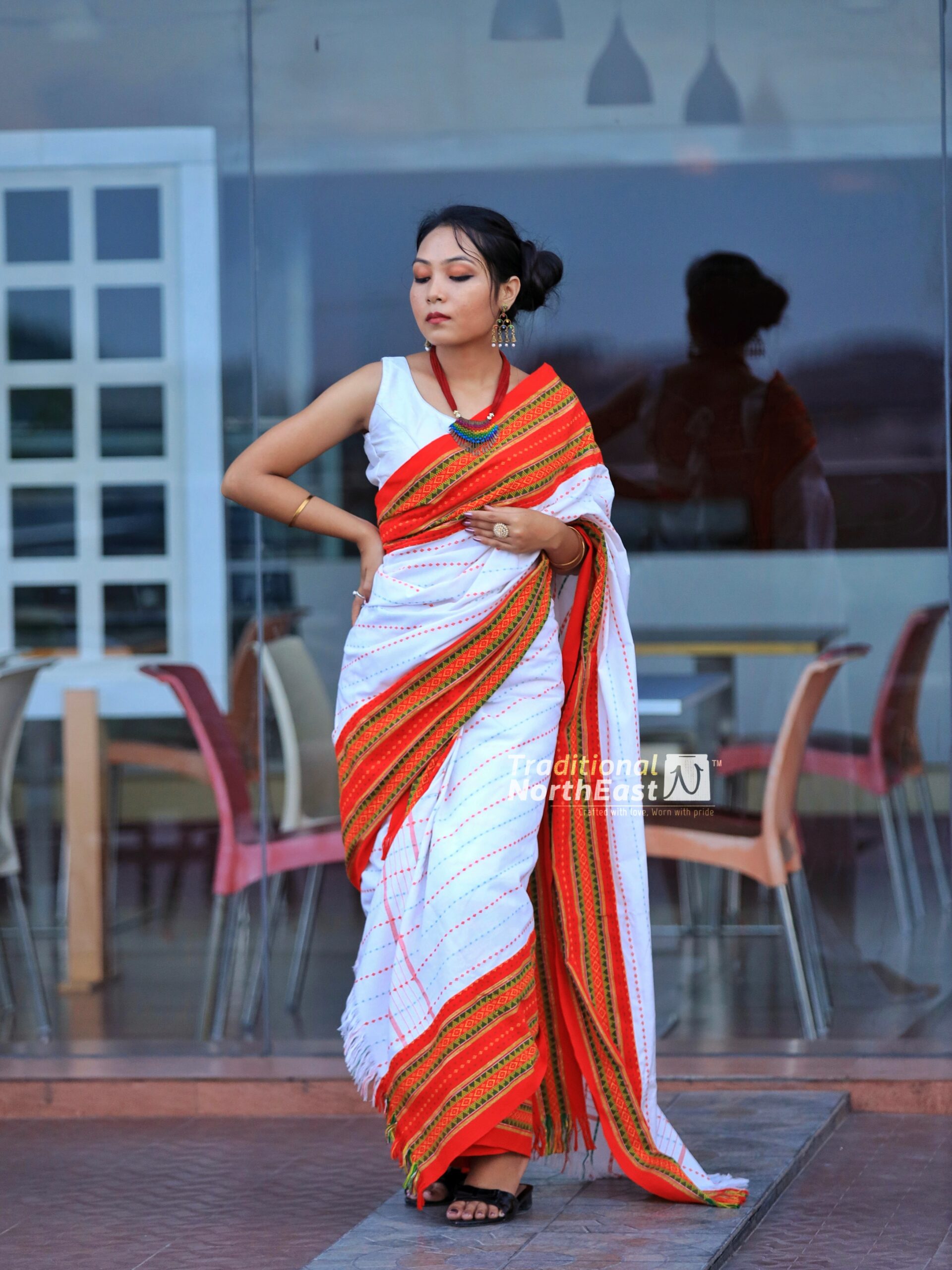 Buy Traditional Assamese Handwoven Silk Saree