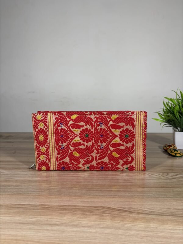 Traditional HandBag - Tussar Silk - Image 3