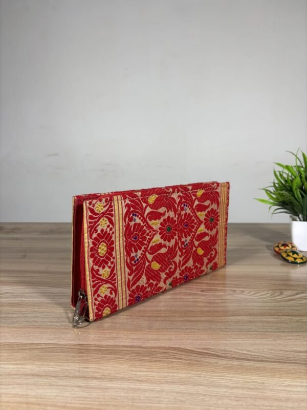 Traditional HandBag - Tussar Silk - Image 2