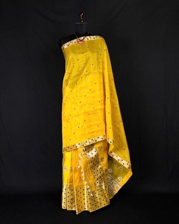 Sador Mekhela - Paat - Traditional Design – Traditional NorthEast
