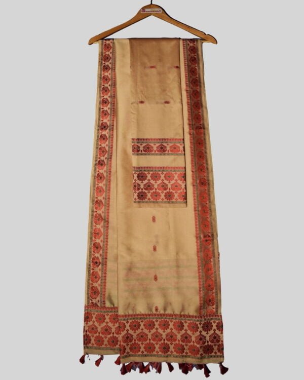Kids Resom Poly Paat Mekhela Sador – Traditional NorthEast