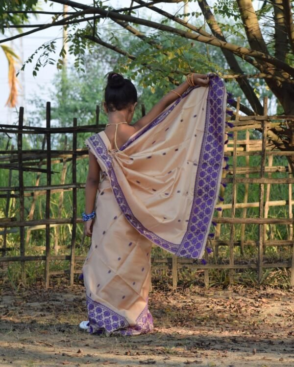 Kids Resom Poly Paat Mekhela Sador – Traditional NorthEast