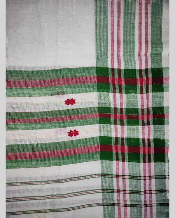 Ready to wear Handwoven Cotton Sador – Traditional NorthEast
