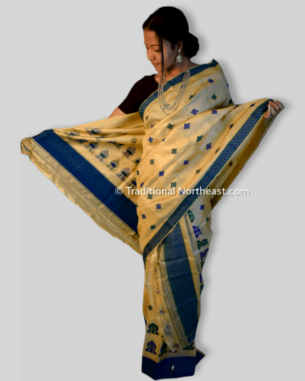 Pure Toss Mekhela Sador with Lab Tested Mark – Traditional NorthEast