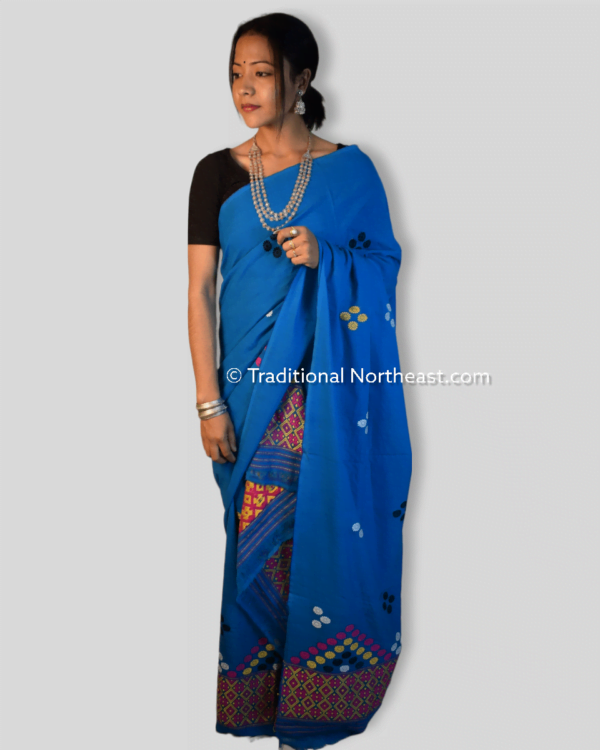 Mising design handwoven Mekhela Sador – Traditional NorthEast