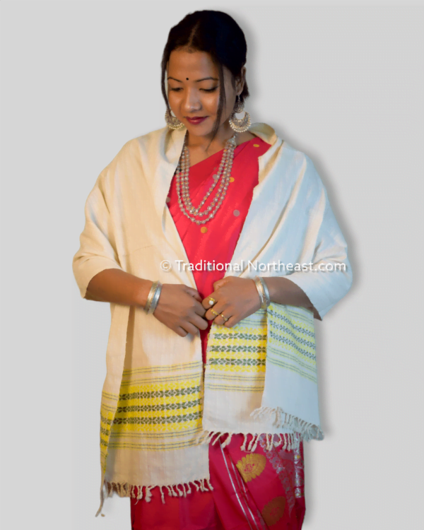 Handwoven Pure Eri stole – Traditional NorthEast