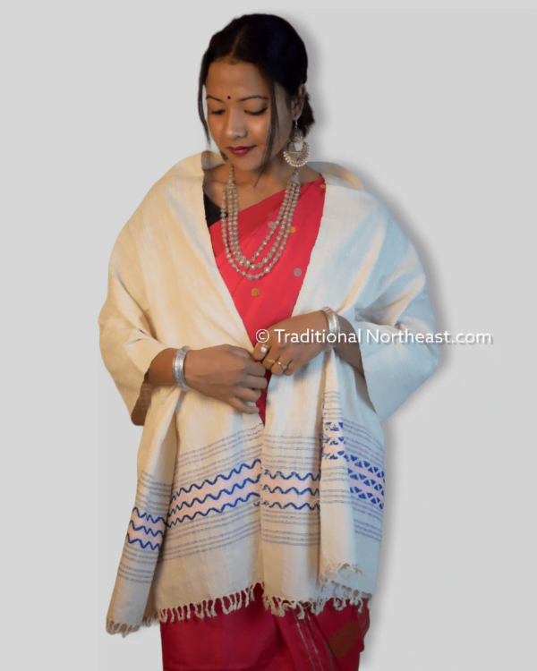 Handwoven Pure Eri stole – Traditional NorthEast
