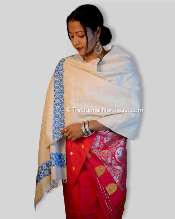 Handwoven Pure Eri stole – Traditional NorthEast