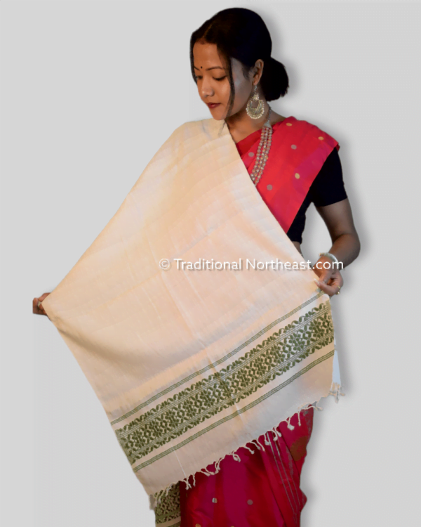Handwoven Pure Eri stole – Traditional NorthEast