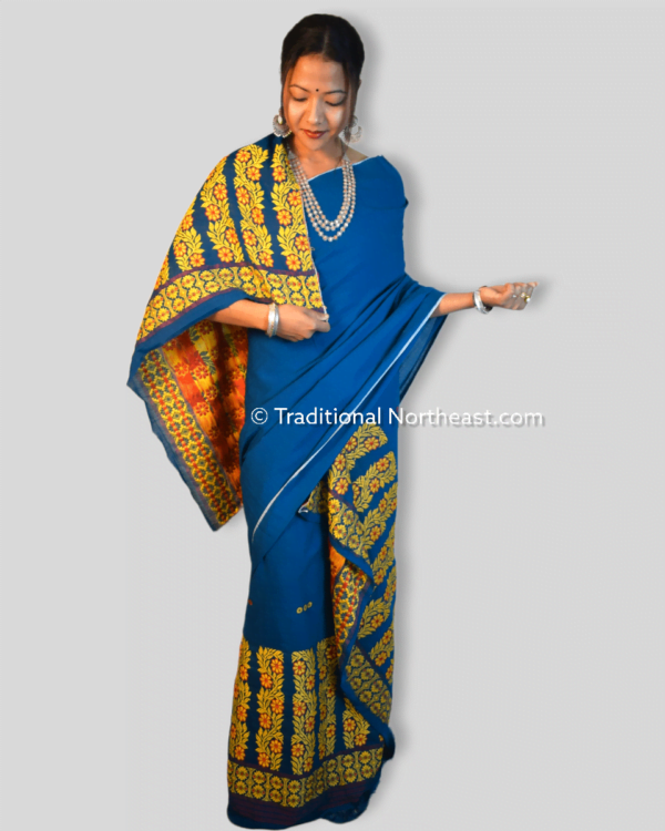 Mising design handwoven Mekhela Sador – Traditional NorthEast