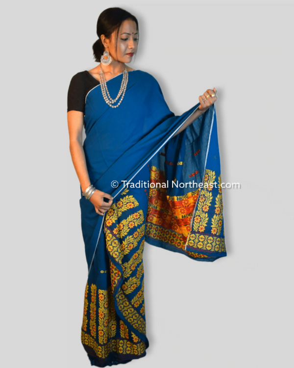 Mising design handwoven Mekhela Sador – Traditional NorthEast