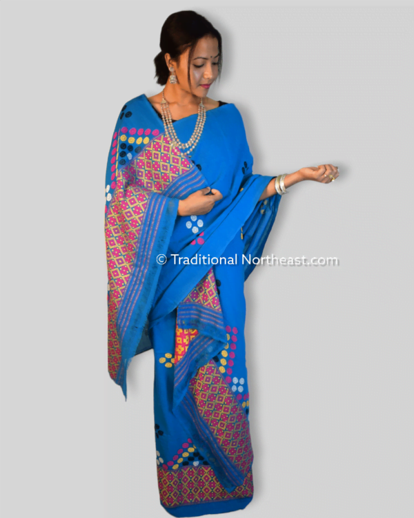 Mising design handwoven Mekhela Sador – Traditional NorthEast