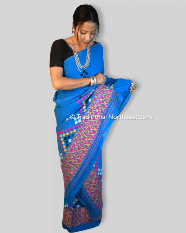 Mising design handwoven Mekhela Sador – Traditional NorthEast