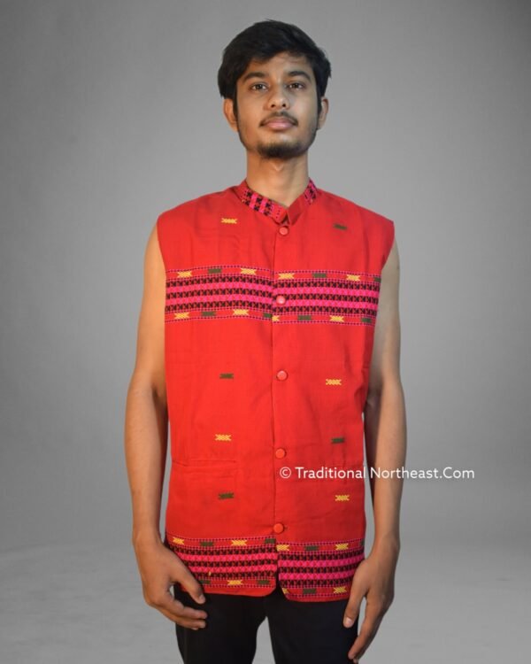Traditional Waistcoat- Karbi Design – Traditional NorthEast