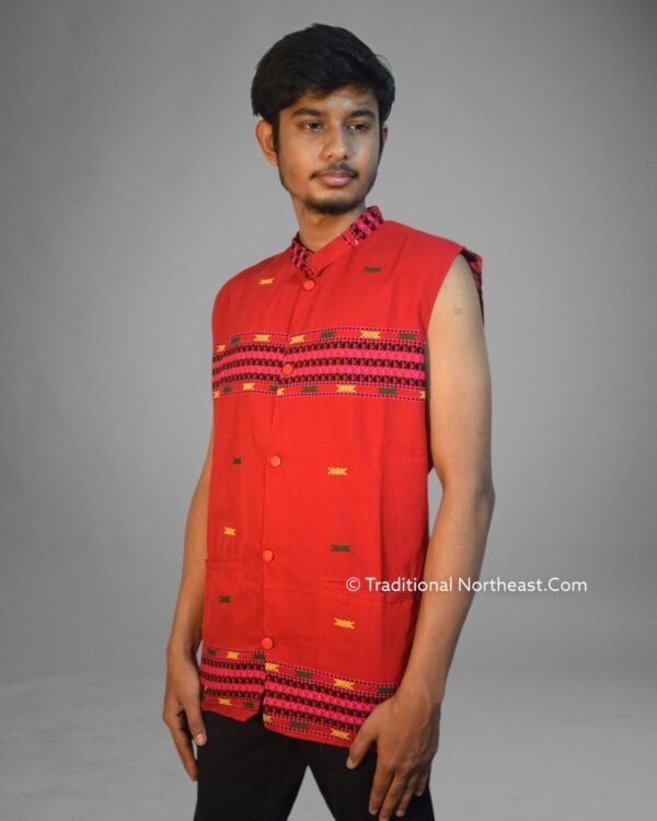 Traditional Waistcoat- Karbi Design – Traditional NorthEast