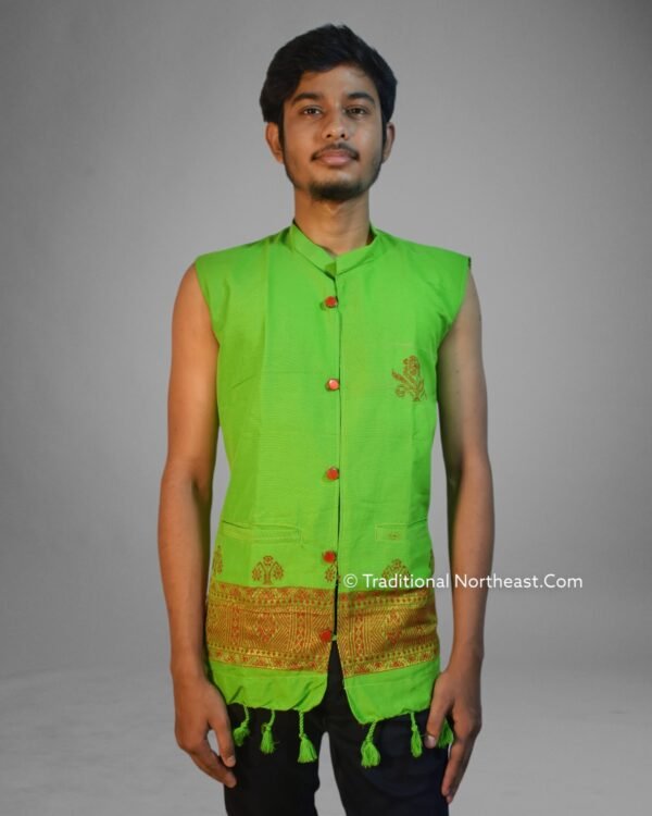 Traditional Waistcoat- Karbi Design – Traditional NorthEast