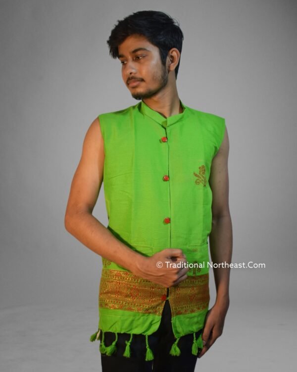 Traditional Waistcoat- Karbi Design – Traditional NorthEast
