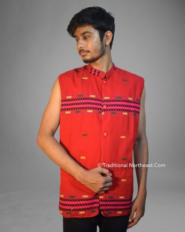 Traditional Waistcoat- Karbi Design – Traditional NorthEast