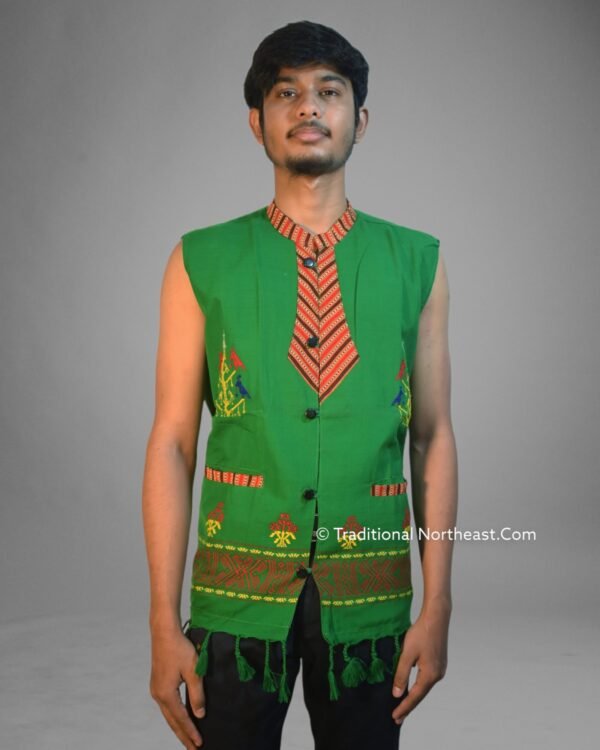 Traditional Waistcoat- Karbi Design – Traditional NorthEast