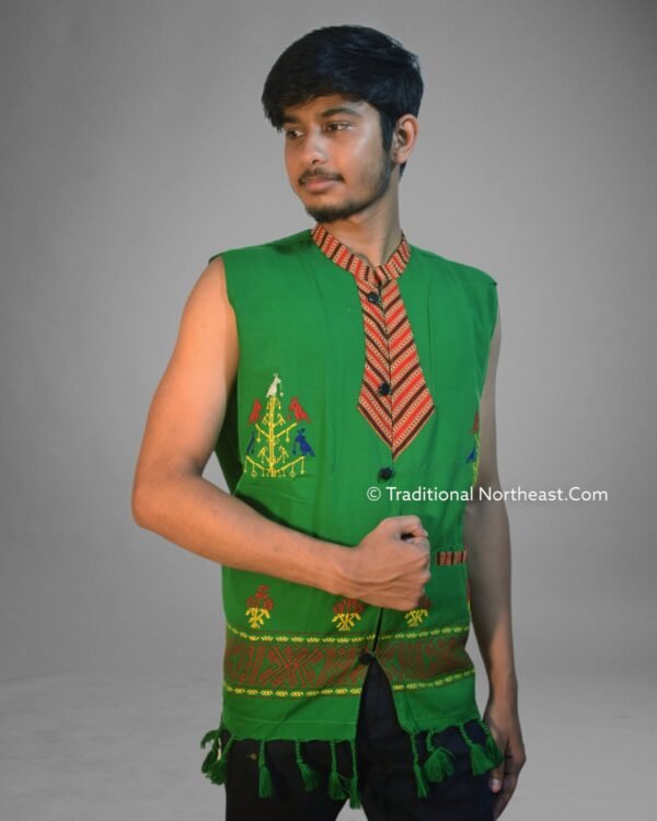 Traditional Waistcoat- Karbi Design – Traditional NorthEast
