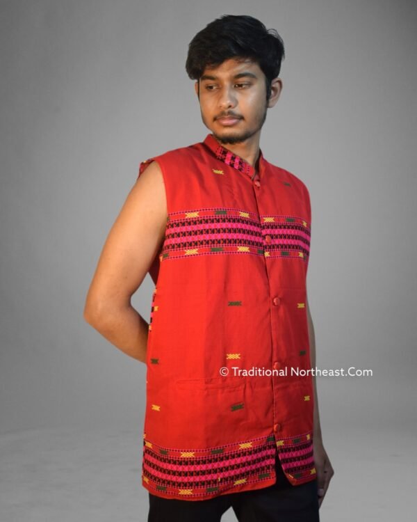 Traditional Waistcoat- Karbi Design – Traditional NorthEast