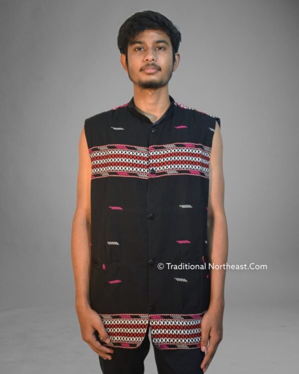 Traditional Waistcoat- Karbi Design – Traditional NorthEast