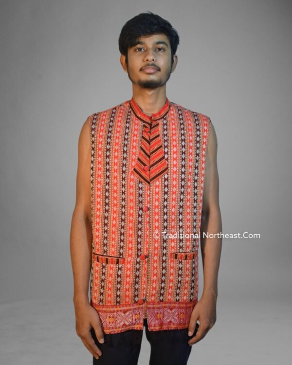 Traditional Waistcoat- Karbi Design – Traditional NorthEast