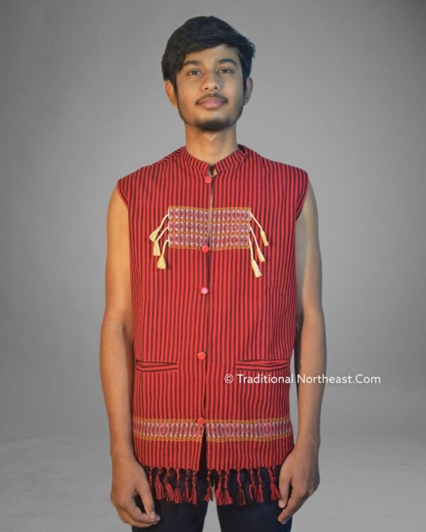 Traditional Waistcoat- Karbi Design – Traditional NorthEast