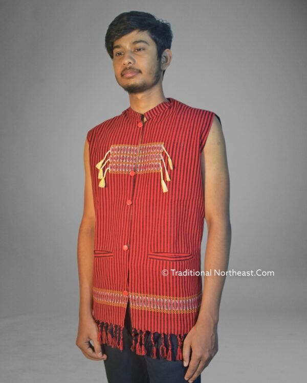 Traditional Waistcoat- Karbi Design – Traditional NorthEast