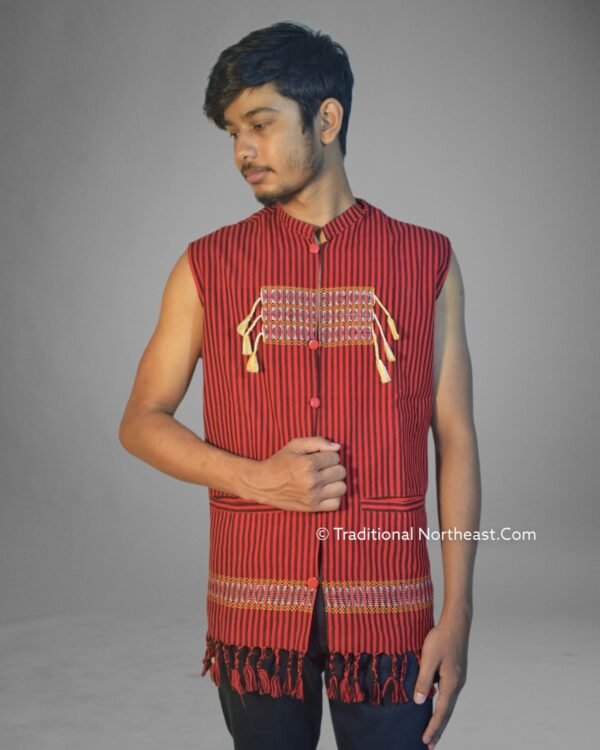 Traditional Waistcoat- Karbi Design – Traditional NorthEast