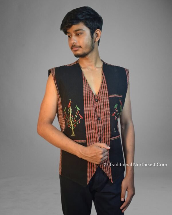 Traditional Waistcoat- Karbi Design – Traditional NorthEast
