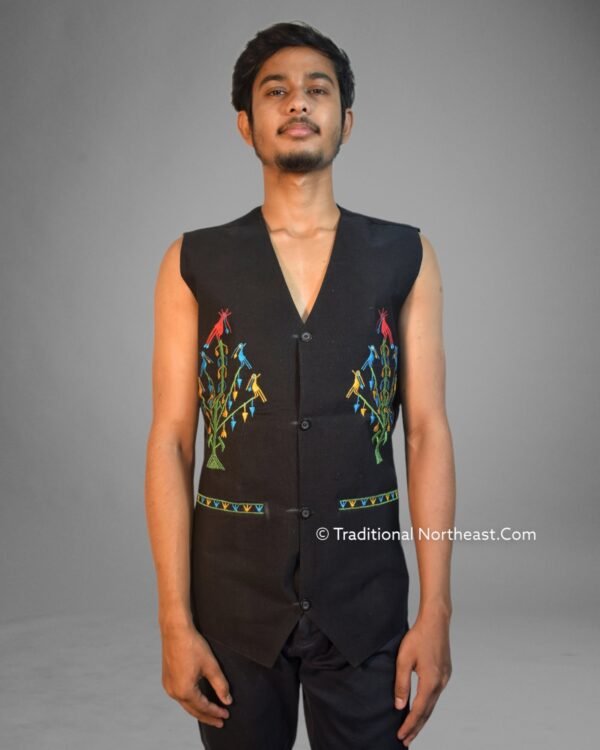Traditional Waistcoat- Karbi Design – Traditional NorthEast