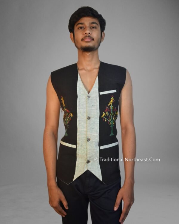 Traditional Waistcoat- Karbi Design – Traditional NorthEast