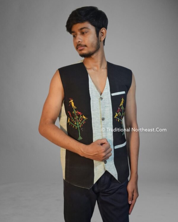 Traditional Waistcoat- Karbi Design – Traditional NorthEast