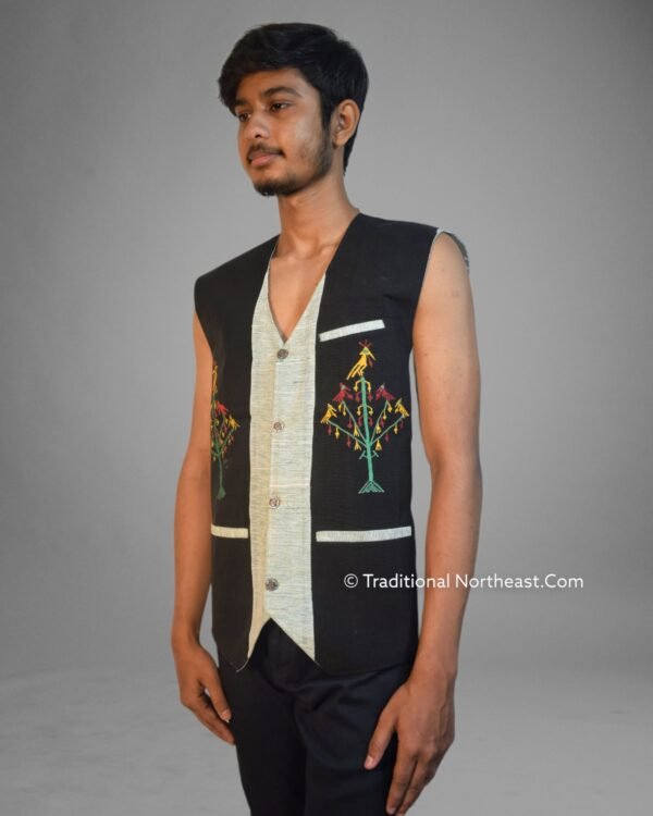 Traditional Waistcoat- Karbi Design – Traditional NorthEast