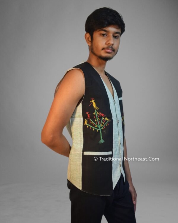 Traditional Waistcoat- Karbi Design – Traditional NorthEast