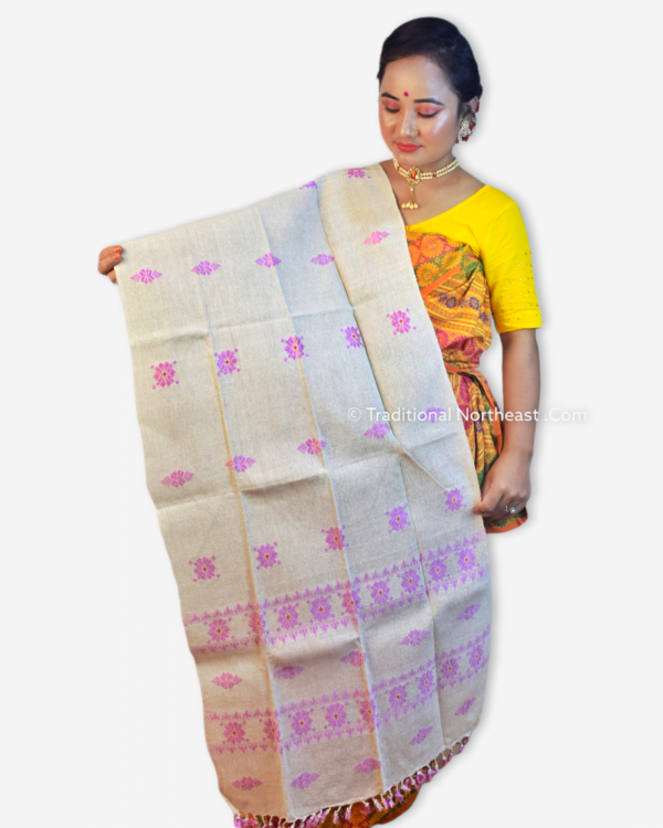 Indi Fasra - Bodo Traditional Pure Eri Stole – Traditional NorthEast