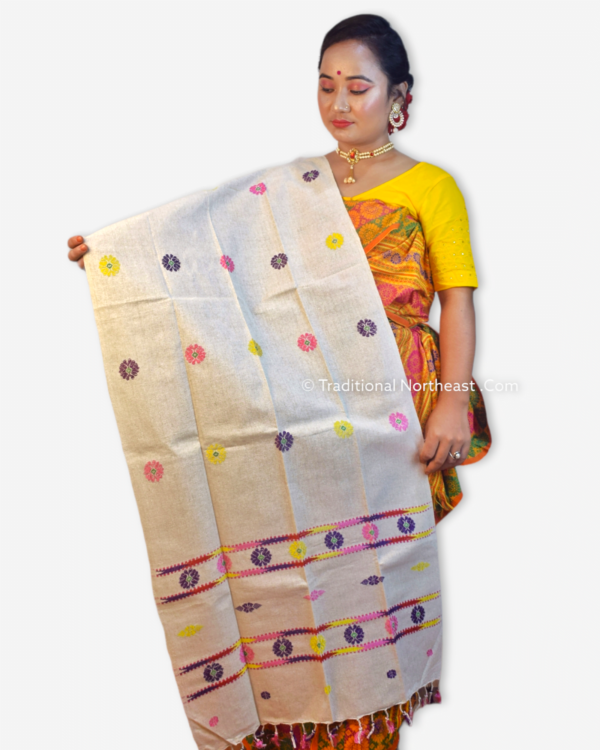 Indi Fasra - Bodo Traditional Pure Eri Stole – Traditional NorthEast