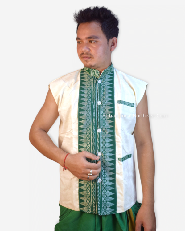 Bodo Pure Eri Silk - Traditional Waistcoat. – Traditional NorthEast