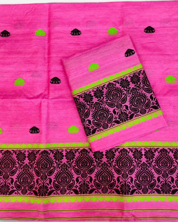 Mix Toss Handmade Sador Mekhela Set – Traditional NorthEast