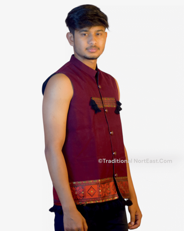 Traditional Waistcoat- Karbi Design – Traditional NorthEast