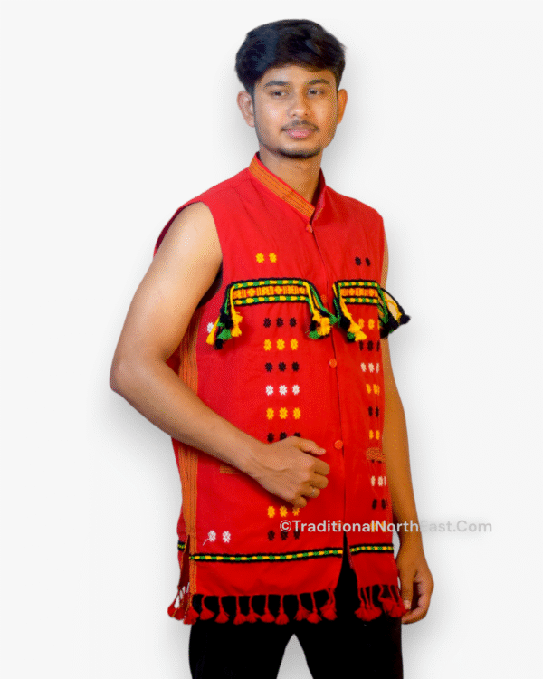 Traditional Waistcoat- Karbi Design – Traditional NorthEast