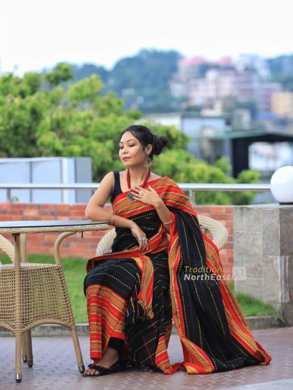 Sador Mekhela - Tripura Design – Traditional NorthEast