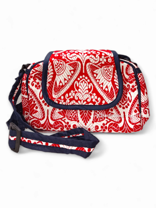 Traditional Handmade Sling Bag-Gamusa Design - Image 1