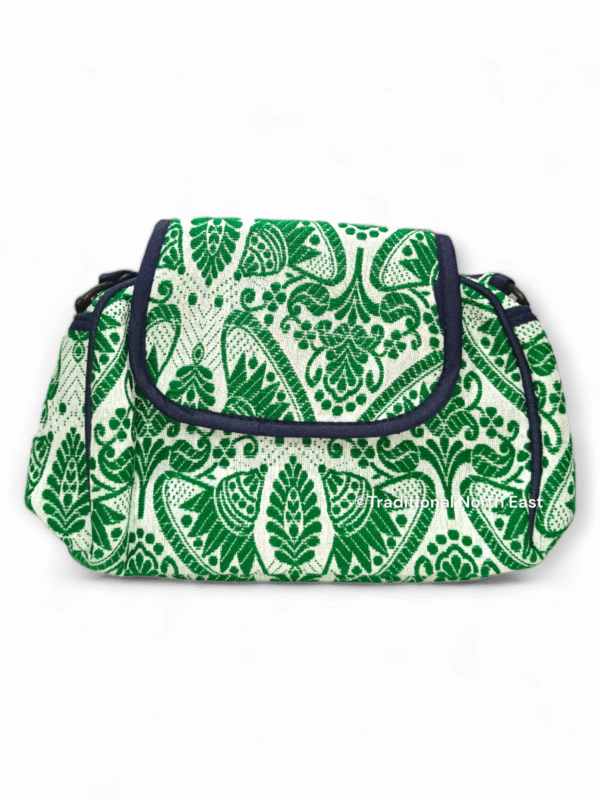 Traditional Handbag Assamese Sling Bag with Gamusa Design – Traditional NorthEast