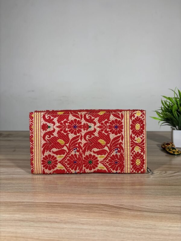 Traditional HandBag - Tussar Silk - Image 1