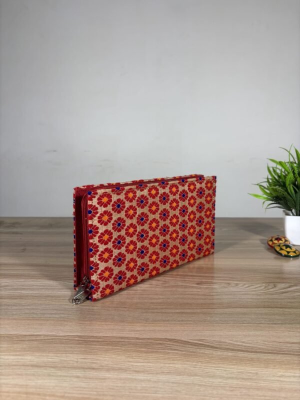 Traditional Hand Bag - Tussar silk - Image 2