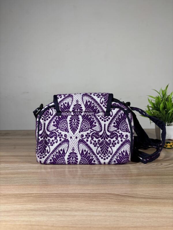 Traditional Small Side Bag - Gamosa Design - Image 2