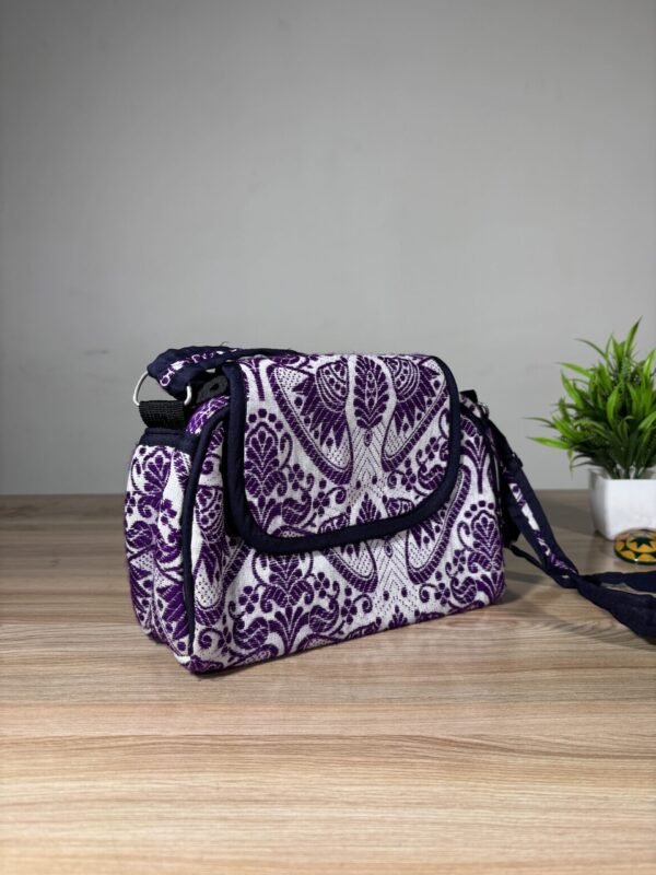 Traditional Small Side Bag - Gamosa Design - Image 3