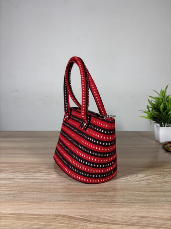 Traditional Designed Hand Bag - Plain Handle - Image 3